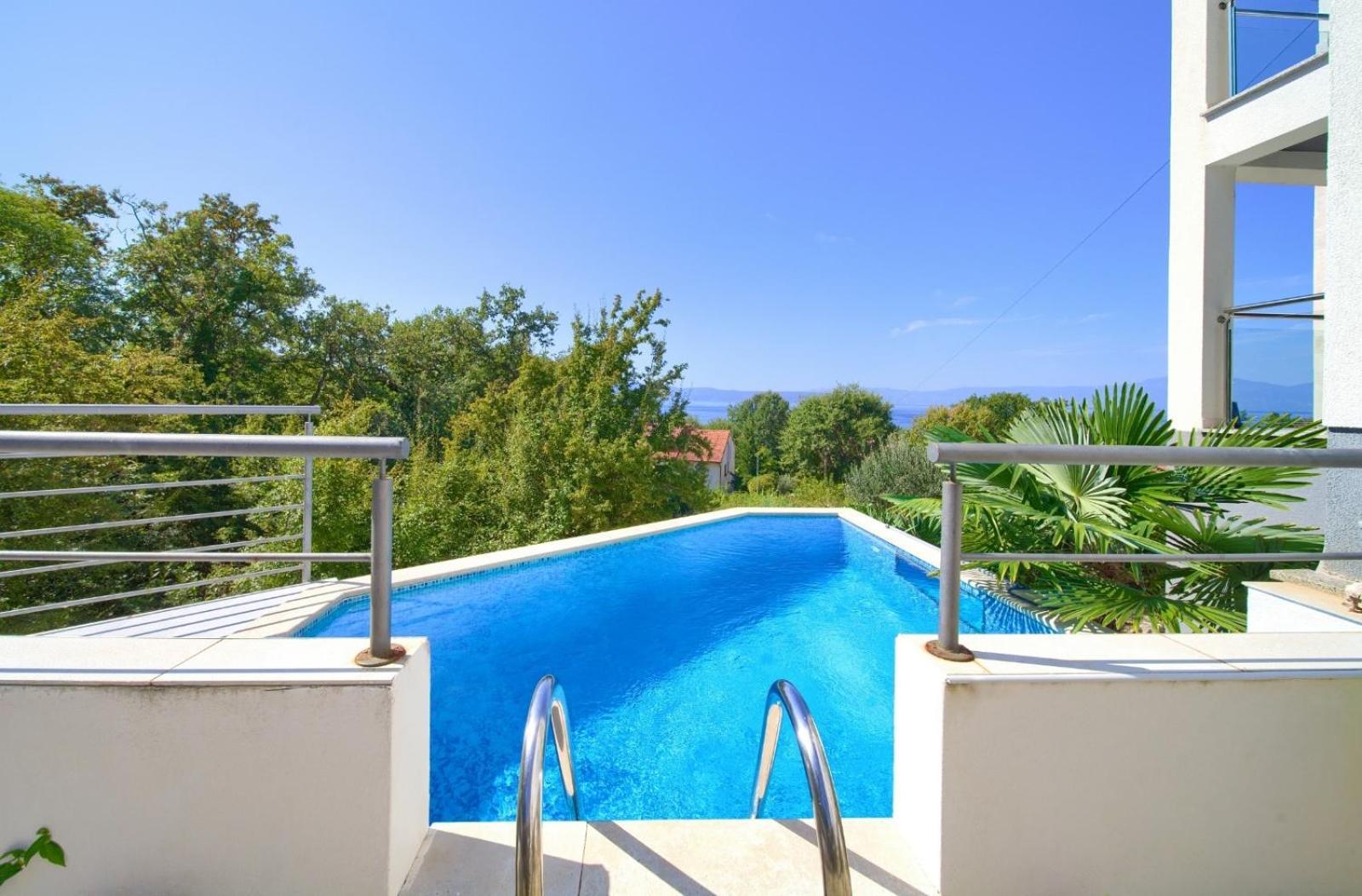 Apartment Sasso Bianco With The Private Pool Njivice Kültér fotó